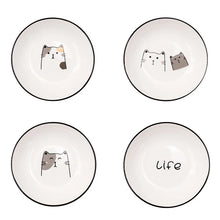 Load image into Gallery viewer, Cute Cat Soy Sauce Dish | Japanese Small Ceramic Seasoning Bowl - 1 Pc