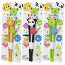 Load image into Gallery viewer, Cartoon Animal Training Chopsticks For Children | Cute Bear Panda Frog - 2 Pc Set