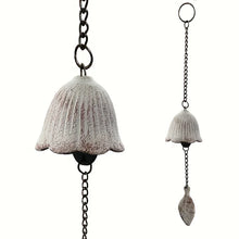 Load image into Gallery viewer, Cast Iron Japanese Wind Chimes | Hanging Furin Bell for Outdoor Garden - 1 Pc