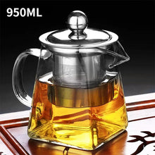 Load image into Gallery viewer, Glass Teapot with Infuser | Clear Kettle Tea Kettle Maker - 1 Pc