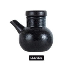 Load image into Gallery viewer, Japanese Ceramic Oil Soy Sauce Bottle &amp; Refillable Dispenser - 1 Pc