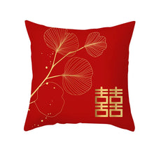 Load image into Gallery viewer, Pillow Case Chinese Wedding Decor | Home Bedroom Cushion Cover - 1 Pc