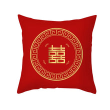 Load image into Gallery viewer, Pillow Case Chinese Wedding Decor | Home Bedroom Cushion Cover - 1 Pc