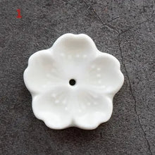 Load image into Gallery viewer, Cherry Blossom Ceramic Incense Holder | Cute Sakura Flower Stick Burners - 1 Pc