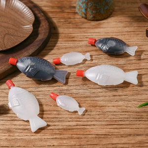 Mini Fish Soy Sauce Bottle | Portable Fish Shape Disposable Bottle for Sashimi Rice Lunch Containers - 10pcs