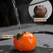 Load image into Gallery viewer, Lucky Orange Color Changing Tea Pet | Chinese Resin Figurine - 1 Pc