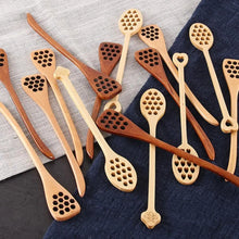 Load image into Gallery viewer, Long Handle Wooden Honey Dipper | Honeycomb Mixing Stick - 1 Pc