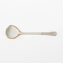 Load image into Gallery viewer, Rustic Japanese Ceramic Asian Soup Spoon | Long Handle - 1 Pc