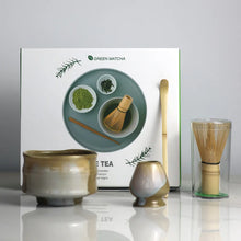 Load image into Gallery viewer, Vintage Matcha Set | Ceramic Spout Bowl Whisk Bamboo Chasen Tea Ceremony