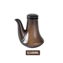 Load image into Gallery viewer, Japanese Ceramic Oil Soy Sauce Bottle &amp; Refillable Dispenser - 1 Pc