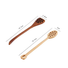 Load image into Gallery viewer, Long Handle Wooden Honey Dipper | Honeycomb Mixing Stick - 1 Pc