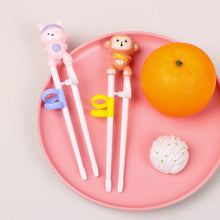 Load image into Gallery viewer, Colorful and Fun Cartoon Animal Training Chopsticks for Kids - 1PC