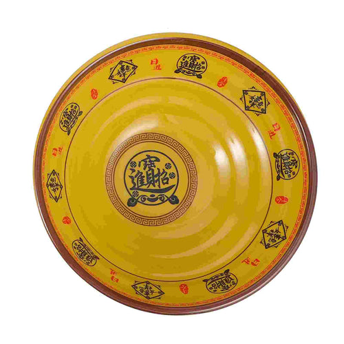 Yellow Character Traditional Ramen Bowls | Japanese Melamine Noodle Donburi Bowl - 1 Pc