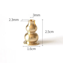 Load image into Gallery viewer, Small Portable Incense Holder | Brass Stick Holders for Travel - 1 Pc