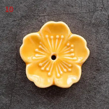 Load image into Gallery viewer, Cherry Blossom Ceramic Incense Holder | Cute Sakura Flower Stick Burners - 1 Pc