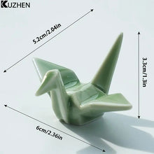 Load image into Gallery viewer, Cute Crane Chopstick Rest | Ceramic Animal Utensil Holder Accessories | 1 Pc