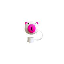 Load image into Gallery viewer, Cute Capybara Straw Toppers | Reusable Silicone Covers Cap - 1 Pc