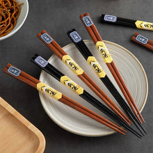 Load image into Gallery viewer, Pointed Japanese Chopsticks | Natural Wood Luxury - 5/10 Pair Set