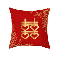 Load image into Gallery viewer, Pillow Case Chinese Wedding Decor | Home Bedroom Cushion Cover - 1 Pc