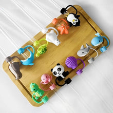 Load image into Gallery viewer, Cute Animal Silicone Straw Covers | Reusable Cup Caps - 1 Pc