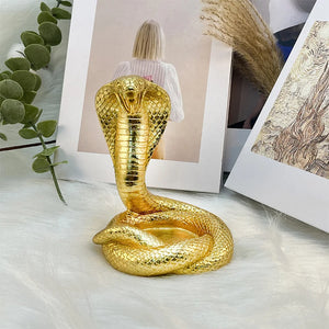 Gold Year Of The Snake Lucky Figurine | Lunar New Year Gifts 2025 - 1 Pc