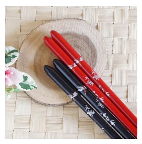 Wholesale Custom Luxury Deco Hair Chopsticks Japanese Sushi Chopsticks  Korean Chinese Wooden Dinner Cutlery Chopsticks with Rest From m.
