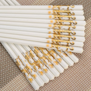 Gold Chinese Dragon Luxury Ceramic Chopsticks (1 pair)