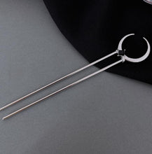 Load image into Gallery viewer, Moon Crescent Inspired Chinese Style Hairpins Hair Chopsticks Women&#39;s Metal Accessory | 1 pc
