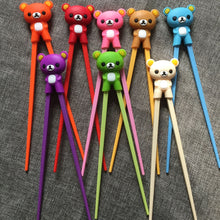 Load image into Gallery viewer, Cute Bear Training Chopsticks for Kids | Brown (1 Pair)