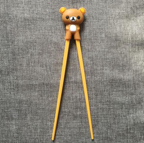 Cute Bear Training Chopsticks for Kids | Brown (1 Pair)