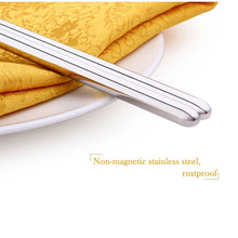 Load image into Gallery viewer, Long Cooking Stainless Steel Chopsticks (1 Pair)