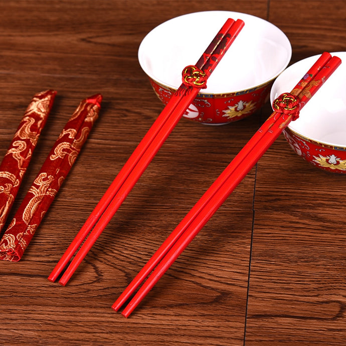 Double Happiness Chopsticks (2 pairs)