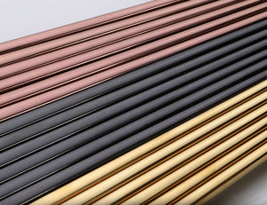 Korean Titanium Plated Stainless Steel Chopsticks | Rose Gold (1 Pair)