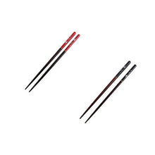 Load image into Gallery viewer, Japanese Cherry Wooden Chopsticks | Red and Black (2 Pairs)
