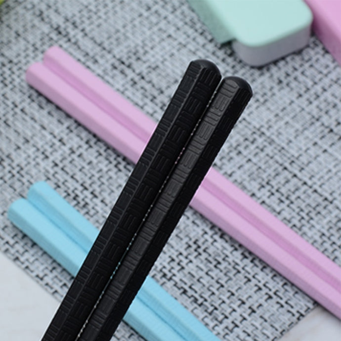 Portable Sushi Alloy Chopsticks | Black (1Pair)