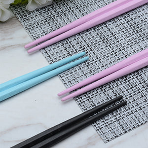 Portable Sushi Alloy Chopsticks | Black (1Pair)