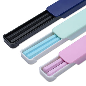 Portable Sushi Alloy Chopsticks | Blue (1Pair)
