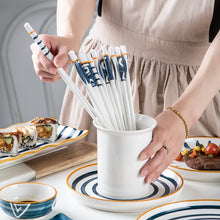Load image into Gallery viewer, Bone China Porcelain Japanese Luxury Ceramic Chopsticks (4 Pairs)