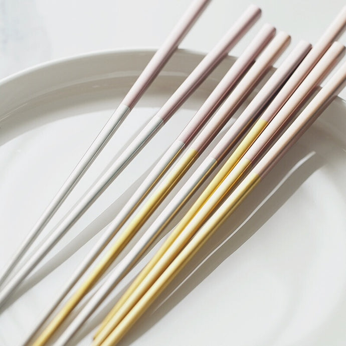  Ultra Choice Luxury Chopsticks 10 Pack (Stylish Golden Circles  Chopstick …) : Home & Kitchen