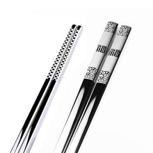 Load image into Gallery viewer, Anti Skid Stainless Steel Fortune Chopstick (1 pair)