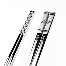 Load image into Gallery viewer, Anti Skid Stainless Steel Fortune Chopstick (1 pair)