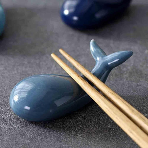 Ceramic Whale Chopstick Holder (1pc)